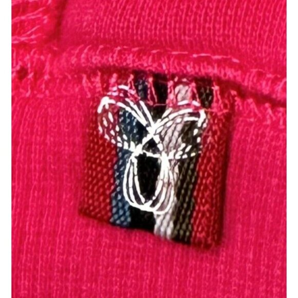 Aritzia TNA Womens Hoodie Sweatshirt Sequin Logo Front Pockets Pink Size Medium - Picture 7 of 12